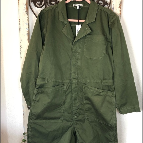 Alex Mill Pants - Alex mill utility playsuit coverall shorts romper